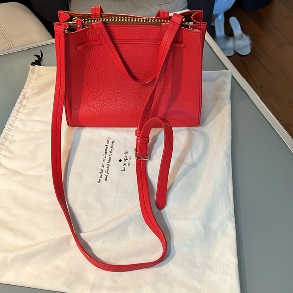 Red KATE Spade ♠️ bag - Picture 6 of 8